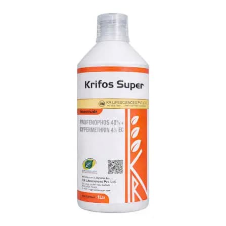 Krishi Rasayan Krifos Super Insecticide – Profenofos 40% + Cypermethrin 4% EC